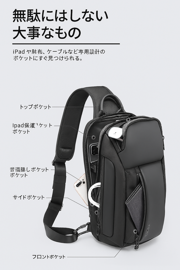 防水オックスフォードトレンドバッグ